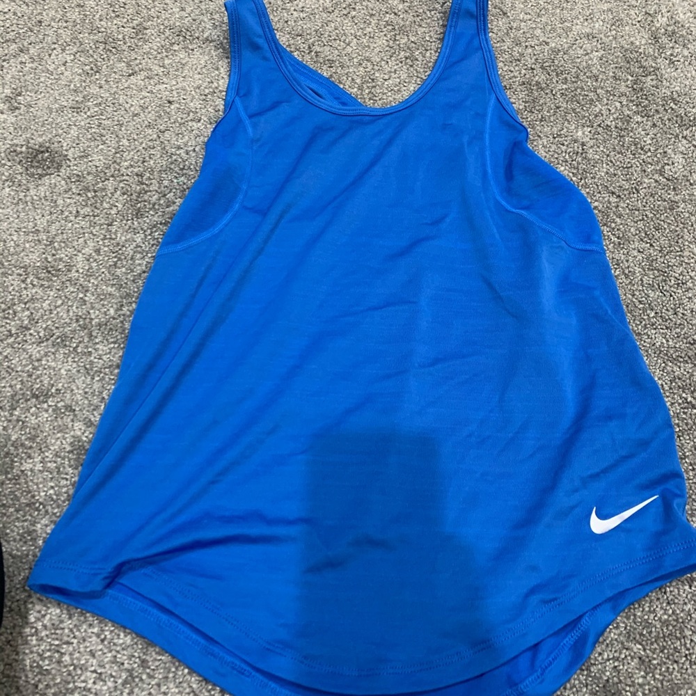 Nike dri-fit blue tank